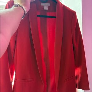 Women's H&M Red Blazer